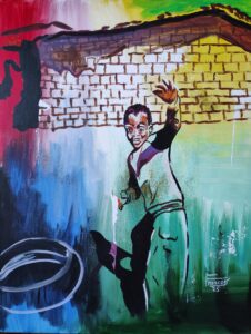 The Quiet Soul– Charcoal & Graphite Artwork (2024)